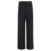 Pre-owned Wool bottoms Rick Owens Pre-owned , Black , Heren