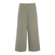 Zachte Khaki Culotte Broek Bitte Kai Rand , Beige , Dames