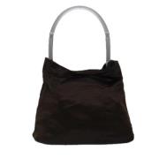 Pre-owned Fabric totes Prada Vintage , Brown , Dames