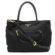 Pre-owned Fabric totes Prada Vintage , Black , Dames