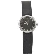 Pre-owned Stainless Steel watches Dior Vintage , Black , Dames