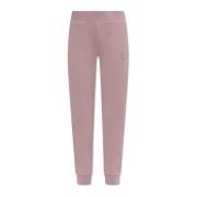 Broek met logo Emporio Armani EA7 , Purple , Dames