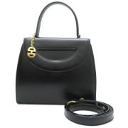 Pre-owned Leather celine-bags Celine Vintage , Black , Dames