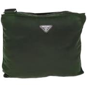 Pre-owned Fabric prada-bags Prada Vintage , Green , Dames