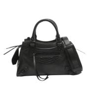 Pre-owned Leather balenciaga-bags Balenciaga Vintage , Black , Dames