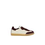 Bicolor Leren Sneakers Max Mara Weekend , Beige , Dames