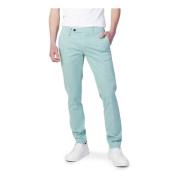 Groene effen broek katoen lycra rits Antony Morato , Green , Heren