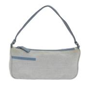 Pre-owned Canvas clutches Prada Vintage , Blue , Dames