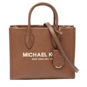 Pre-owned Leather handbags Michael Kors Pre-owned , Brown , Dames