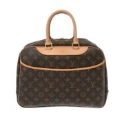 Pre-owned Canvas handbags Louis Vuitton Vintage , Brown , Dames