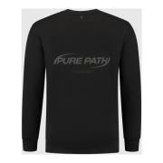 Cosmic Orbit Sweater Zwart Heren Pure Path , Black , Heren