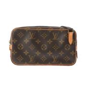 Pre-owned Canvas shoulder-bags Louis Vuitton Vintage , Brown , Dames