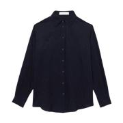 Gekreukelde Flou Hall Shirt Proenza Schouler , Black , Dames