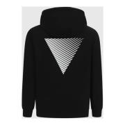 Essential Logo Hoodie Zwart Pure Path , Black , Heren