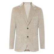 Corduroy jas met katoen en wol Eleventy , Beige , Heren