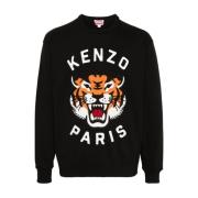 Zwarte Sweater Collectie Kenzo , Black , Heren