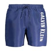 Blauwe Heren Zwembroek met Zakken Calvin Klein , Blue , Heren