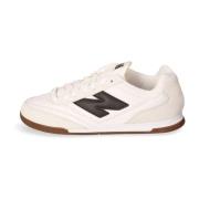 Sneaker met laag profiel in suède en mesh New Balance , White , Heren