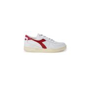 Rode Veterschoenen van Leer Diadora , White , Heren