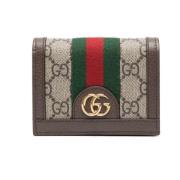 Stijlvolle Portemonnees Collectie Gucci , Beige , Dames