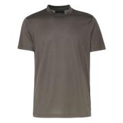 Lyocell Katoenen T-Shirt 8N1Te81Juvz Emporio Armani , Green , Heren