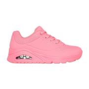 Stijlvolle damessneakers Skechers , Pink , Dames