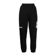 Logo-Patch Katoenen Trainingsbroek Givenchy , Black , Dames