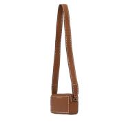 Camera Crossbody Tas met Dubbele Rits Michael Kors , Brown , Dames