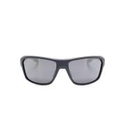 Zwarte Vierkante Frame Zonnebril Prizm Oakley , Black , Unisex