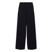 Klassieke Hoge Taille Cervo Broek Max Mara , Blue , Dames