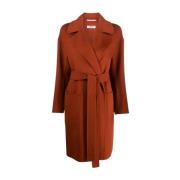 Oranje Jas Max Mara , Brown , Dames