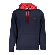 Blauwe Sweatshirt met Borduurwerk Timberland , Blue , Heren