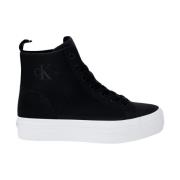 Zwarte Vetersneakers voor Vrouwen Calvin Klein Jeans , Black , Dames