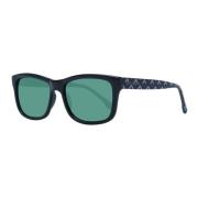 Groene Lens Rechthoekige Zonnebril Ted Baker , Black , Heren