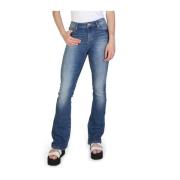 Lente/Zomer Vrouw Jeans Knoop Rits Armani Exchange , Blue , Dames