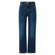 Flared Leg Enkel Jeans Comma , Blue , Dames