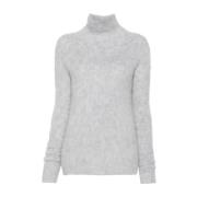 Grijze Alpaca Wol Trui Sportmax , Gray , Dames