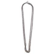 Monile Grijze Ketting Verstelbare Lengte Sluiting Brunello Cucinelli ,...