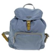 Pre-owned Fabric backpacks Prada Vintage , Blue , Dames