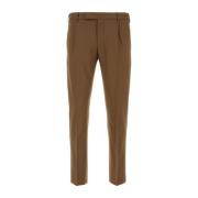 Stretch wollen broek PT Torino , Brown , Heren