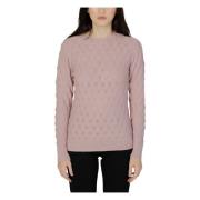 Roze Lange Mouw Gebreide Kleding Herfst/Winter Sandro Ferrone , Pink ,...