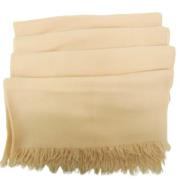 Pre-owned Wool scarves Hermès Vintage , Beige , Dames