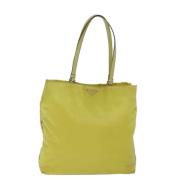 Pre-owned Fabric totes Prada Vintage , Yellow , Dames