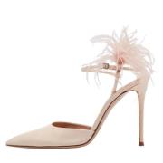 Pre-owned Leather heels Gianvito Rossi Pre-owned , Pink , Dames