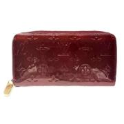 Pre-owned Leather wallets Louis Vuitton Vintage , Red , Dames