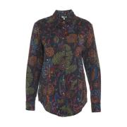 Gedrukte Blouse, Lange Mouw, EU Gemaakt Himon's , Multicolor , Dames