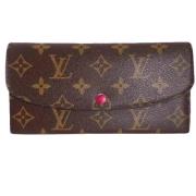 Pre-owned Canvas wallets Louis Vuitton Vintage , Brown , Dames