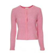 Gebreid Vest met Knoopsluiting American Vintage , Pink , Dames