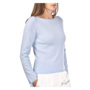 Turtleneck Knitwear Gran Sasso , Blue , Dames