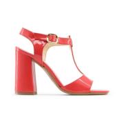 Rode Sandalen voor Vrouwen Made in Italia , Red , Dames